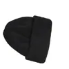 Gorros de Punto Cálidos para Otoño e Invierno, Logo Bordado Personalizado, Gorro de Punto de Color Sólido, Gorro de Punto Retro, Gorro de Cúpula a Prueba de Frío
