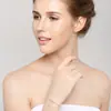 Pulsera de corazón de ángel Damira con circonita para mujer, plata de ley s925, moda, versátil, simple, lujo ligero, pulsera de diamantes al por mayor