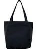Bolsa Tote Casual Simples Estilo Japonês Estilo Ins para Mulheres 2024 Nova Grande Capacidade Bolsa de Ombro Cor Pura para Estudantes