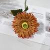 Flor artificial de crisântemo fulang de cabeça única crisântemo africano decoração INS para casa casamento outono flor artificial de crisântemo fábrica atacado
