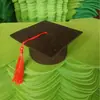 Mini Gorra de Doctor Fabricante de Fieltro En Stock Gorra Fiesta de Graduación Estudiantil Decoración de Botella Accesorio de Borla