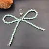 Nuevo Colgante de Lazo de Amor Plateado para Funda de Teléfono Móvil Llavero Colgante Versátil Exquisito Regalo Pequeño Accesorios para Equipaje