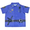 Novos Uniformes de Doutor Infantil, Uniformes de Policial, Uniformes de Bombeiro para Role-Playing Transfronteiriço, Tricô Estampado, Atacado de Exportação