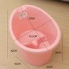Cubo para Baño de Bebé 0-6 Años Cubo para Baño Infantil Cubo de Baño Cubo para Baño Sentado Bañera de Plástico Engrosada Bañera