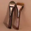 Nuevo Pincel de Base de Venta Caliente Único Ultra Delgado Ensanchado con Forma de Lengua, Corrector Sin Marcas, Herramienta de Belleza de Cabeza Plana Suave