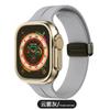 Adequado para Pulseira Apple Watch S12 Fivela Dobrável Magnética Original Pulseira de Relógio Esportivo de Silicone Applewatchs11