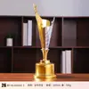 Trofeo Popular de Estrella de Cinco Puntas de Aleación de Zinc Chapado en Metal Premios Artesanía Metálica Adorno de Estrella Insignia