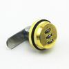 Cerradura de lengüeta con contraseña para taquilla en bronce dorado y negro, cerradura con contraseña para buzón CP6017-20