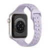 Correa de silicona delgada de tres eslabones adecuada para Apple Watch 9 10 S11 iWatch Pulsera ultrafina