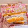 Nuevo Dulce Blando Creativo de Leche y Naranja con Forma de Pata de Gato, Lindo Diseño de Dibujos Animados, Juguete Blando y Apretable de Moda para Aliviar el Estrés