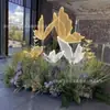 Tecido de Casamento Asas de Borboleta Luminosas Luzes de Decoração de Palco Luzes de Corredor de Casamento Decorações de Atmosfera de Cena Arranjo de Festa
