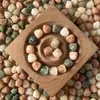Talla de Raíz de Bodhi Zorro de Múltiples Colas Cuentas Sueltas Accesorios DIY Coleccionable Pulsera de Bodhi Pulsera de Cuentas Budistas Accesorios de Joyería