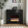 Chimenea Francesa Fuego Decorativo Gabinete Pared de Fondo Sala de Estar Entrada Llama Chimenea Electrónica Moderna Simple Gabinete de Entrada