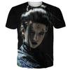 Transfronterizo AliExpress Amazon Verano Impresión Digital 3D Juego Mito Oscuro Goku Marea Nacional Camiseta de Manga Corta para Hombre
