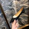 6 Remaches Mismo Estilo Nuevo Modelo 75 Versátil 22 Superficie Suave Hebilla Puntiaguda Otoño Color Sólido Boca Baja Zapatos Planos Mujer Suave