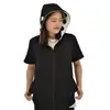 Proyecto Yang Yan Yangyan Lu Ye Shenzai Ropa Sudadera de Manga Corta con Capucha Otoño e Invierno