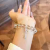Venta al por mayor directamente del fabricante.: Pulseras de Cristal Blanco, Pulseras Sencillas de Cristal Blanco, Pulseras de Cristal Blanco Simples y Transparentes