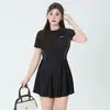 Zíper de maiô um pouco gorda plus size menina barriga carne magro conservador peça única 2023 explosões rede vermelha maiô de verão