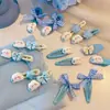 Explosiones versión coreana de lindo pasador de nube estrella femenina clip para flequillo lateral clip de pico de pato para niños pasador tocado venta al por mayor
