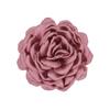 Nuevo estilo de flor de peonía con borde quemado, flor grande de tela satinada, tocado artesanal, accesorios para el cabello, ramillete, zapatos y sombreros, decoraciones para ropa de baile