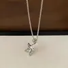 Collar de Corazón de Metal y Piedra Natural para Mujer 2026 Nuevo Estilo Cadena para Clavícula Tacto de Alta Gama Colgante Largo Cadena para Suéter Accesorios