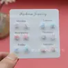Novedad Primavera y Verano 2024 Explotaciones Luminosas Flor de Camelia Pendientes de Plástico Estudiantes Mujeres Pendientes de Rosa Coloridos para Perforar Orejas