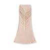 Ap25396-25 Novo Estilo de Verão Estilo Coreano Sexy Sexy Pura Luxúria Cobrindo o Quadril Plissado Cauda de Peixe Saia Longa Saia