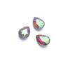 Nuevos accesorios gota de agua grande un agujero y doble agujero color AB vidrio puntiagudo cosido a mano diamante diy joyería accesorios para ropa de baile al por mayor