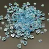 Miçangas Acrílicas AB Formato de Coração 10mm Acessórios de Cabeça Meio Rosto Pérola Material para Joias Artesanais Acessórios DIY