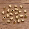 Aço Inoxidável de 2 Cores Contas Reticuladas Perfuradas Tubo de Contas Perfurado Longo Contas Tubulares de Aço Contas para DIY Acessórios de Joias Feitos à Mão