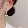 Aretes de Mariposa de Circonita Frescos y Elegantes Dulces Versátiles para Mujer, Diseño Simple y Único Pendientes Pequeños al por Mayor