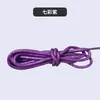Cordones Redondos de Seda Dorada 3-4MM Coloridos Reflectantes Casuales Deportivos Cordón Redondo para Zapatos Persona Perezosa Cordones al por Mayor