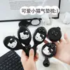 Peine de Airbag Dibujo Animado Lindo Moño Gatito Manija de Peine con Cojín de Aire Peine con Espejo Redondo Peine para Cabello Liso Peine Masajeador para el Cabello Peine para el Cabello