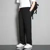 Dropshipping de Roupas Masculinas Xintang 2026 Calças de Seda Gelada Masculinas Verão Finas Largas Retas Caimento Calças Masculinas Casuais Longas