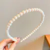 Tiara de Pérolas Artificiais Infantil Grampo de Cabelo de Princesa para Aniversário Acessório de Cabeça para Daminha de Casamento Tiara Não Apertada para Meninas Tiara de Cabelo Estilo Floresta de Fada