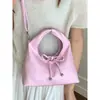 Bolsa Feminina Tendência 2026 Primavera Novo Estilo Fashion e Única Casual Ombro Transversal Texturizada Tendência Bolsinha de Axila para Mulheres