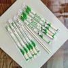 Palillos dobles desechables para llevar, productos de bambú para barbacoa, palillos unidos, embalaje individual de OPP, palillos dobles