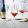 Copa de vino tinto Sijin vidrio de cristal copa de vino tinto con Diamante Copa de champán Copa de vino Burdeos