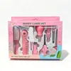 Cortauñas para bebé, tijeras para uñas de bebé, herramientas para el cuidado del recién nacido, cepillo de dientes, peine, cepillo - Set de regalo de 10 piezas
