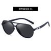 Nuevas Gafas de Sol de Moda para Hombre para Exportación, Estilo Aviador Polarizadas Sencillas, Gafas de Sol Ligeras con Montura Completa de Tr90