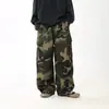 Calças Estilo Japonês para Crianças 2026 Outono Novidades Meninos Calças Cargo de Perna Reta Camufladas Crianças Pequenas e Médias Lindo Streetwear Calças Cargo Tendência