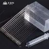 Dispensador de Jeringa de Acero Inoxidable de 200 mm con Punta de Aguja Extendida, Metal Industrial, Aguja Ultralarga de 10 cm