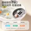 Banheira de bebê com sensor de temperatura, com apoios de braço, antiderrapante, pode ser usada sentada, bacia para banho de bebê, doméstica, tamanho grande, versão espessa, balde de banho para crianças