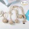 Juguetes para Perros Grandes Juguete de Cuerda Anudada Cachorro Dentición Resistente a Mordidas Set de Cuerda de Algodón y Lino Estilo Nuevo de Amazon