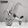 Ornatos de Modelo de Metal de Motocicleta e Carro de Ferro Forjado para Decoração de Mesa em Casa, Armário de Vinho e Ornatos de TV, Artesanato