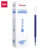Venta al por mayor de recambios para bolígrafos de gel Deli S206, Bolígrafos de gel retráctiles, Bolígrafos de gel con tapa, Recambios de bolígrafo de gran capacidad en Rojo, Negro, Azul