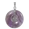 Hebilla Antigua de Jade Cristalino Plata Redonda Hueca Colgante de Yoga Transfronterizo Amazon ebay Joyería al por Mayor