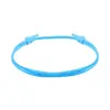 Pulseiras de Fio de Cera Transfronteiriças Europeias e Americanas Cuidadosamente Selecionadas, Pulseiras Coloridas e Simples Ajustáveis de Fio Vermelho Trançado Feitas à Mão, Joias para Atacado