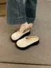 Zapatillas Pequeñas de Media Piel con Plataforma de Suela Gruesa Estilo de Noche para Mujer para Usar Afuera Verano Nuevas Retro Tejidas Bohemias Birkenstock