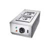 Máquina para Derretir Chocolate Popular Transfronteriza Doble Cilindro Calentamiento Eléctrico Horno de Fusión Máquina para Derretir Chocolate Olla de Aislamiento Fabricante Venta al por Mayor